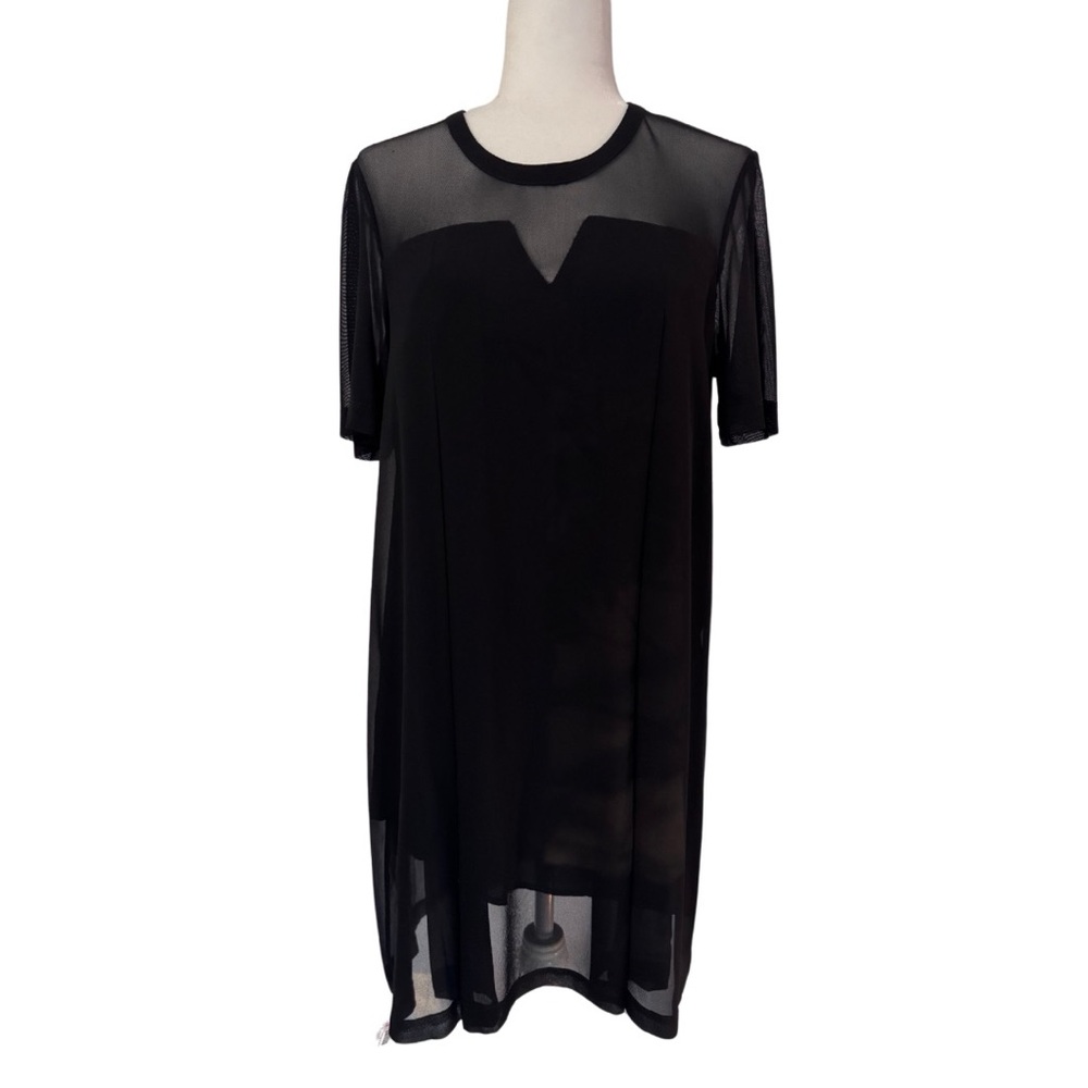 BCBGeneration Mesh Trim Tent Dress. NWT. Sz: Lg, Y2K, NWT